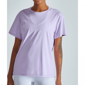 Gaze Patch O Hals Yoga T-Shirts