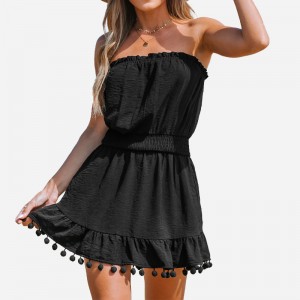 Strand Rückenloses Quasten-Vertoderungskleid