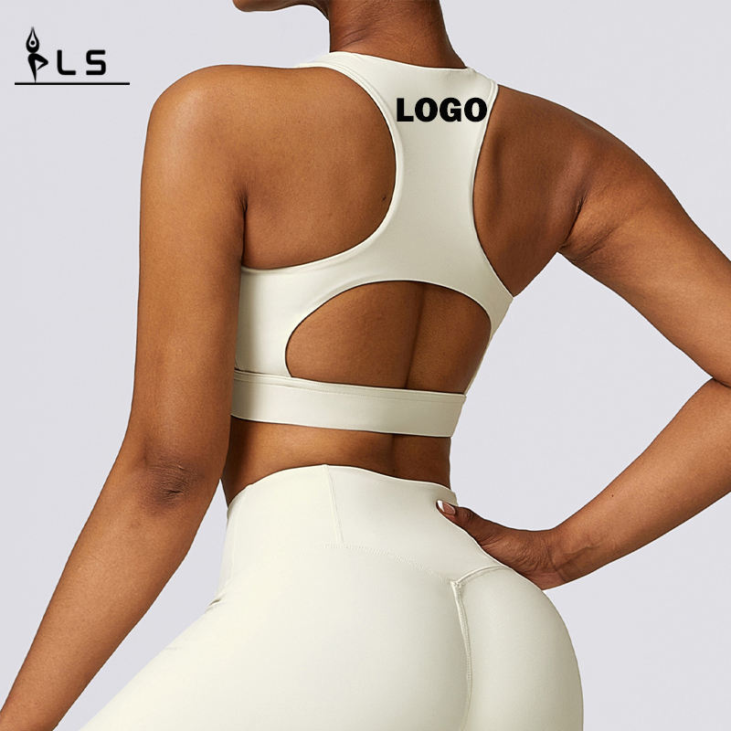 SC10138 Yoga Bra verkauft maßgeschneidertes Logo Sport Bra Fitness Fitness Sport BH Yoga Sportswear gepolstert