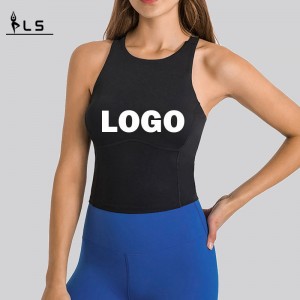 SC10246 Fitness Crop Tops Tank Top Women \'s T-Shirts Vest Sportswear Workout Yoga Tanp Top für Frau