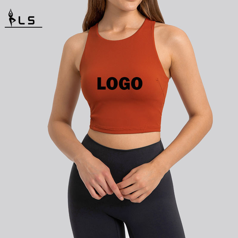 SC10257 Hollow Training Tops Yoga Women \'s Tank Top Weste Sportswear Workout Yoga Tanktop für Frau