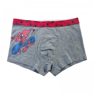 Boy Underpants Spiderman Print Farbe Kontrast Baby grau Unterhose Komfort Basic
